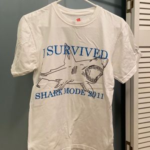 White Shark-Themed T-Shirt